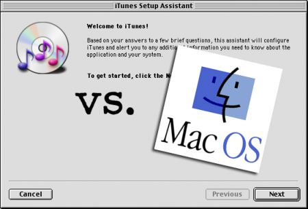 iTunes vs. Mac OS 8