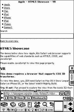 HTML5 Showcase: VR by Splorp