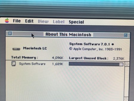 System 7.0.1